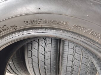 205/65 r16C letné pneumatiky na dodávku 7,5-8mm - 5
