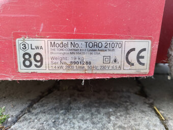 Predam TORO 21070 elektricku kosacku - 5