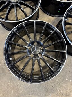 hliníkové disky mercedes r18, zimné dunlop 235/40 R18 - 5