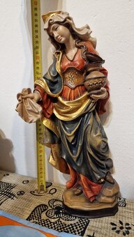 Socha, soška, svätá Maria Magdalena, drevorezba - 5