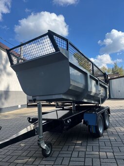 Sklápěcí přívěsný vozík do 750 kg – za auto i čtyřkolku malo - 5