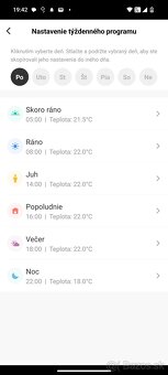 Wifi termostat, prehľadný bez zbytočných ikoniek - 5