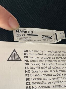 Kancelárska stolička MARKUS - 5