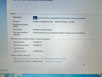 Predám polámaný notebook Toshiba U405 na diely alebo opravu. - 5