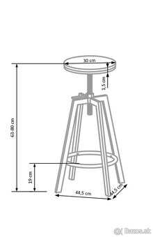 Barová stolička, Stolička - 5