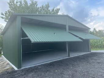 Plechová garáž 6x5 m - 5