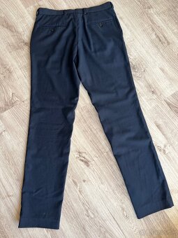 oblekové nohavice Reserved Slim Fit – veľkosť 48, modré - 5