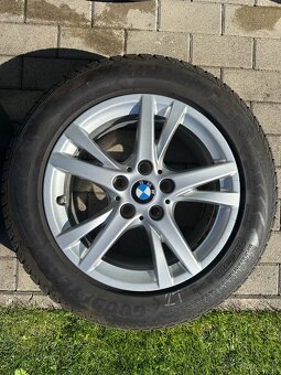 BMW - 4ks hlinikové disky 16” + pneumatiky - 5