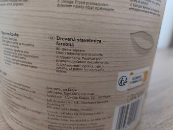 Drevená stavebnica 80 kusov - 5