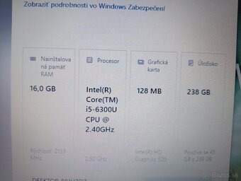 Lenovo thinkpad t470 ,Intel(R) Core™i5 , 16gb ram , ssd - 5