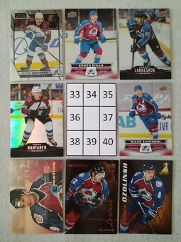 Hokejové kartičky Colorado mix 2 - 5