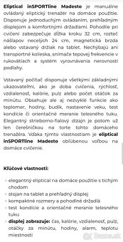 Elipticky trenazer inSPORTline Madesto - 5