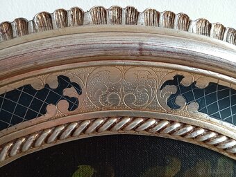 Florencia Campos - luxusný oválny obraz 87x67 - 5