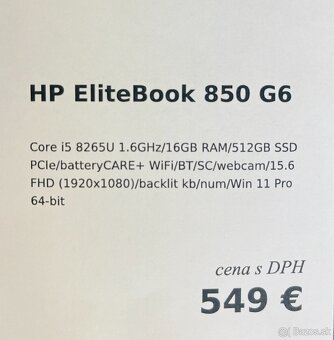 HP EliteBook 850 G6 - 5