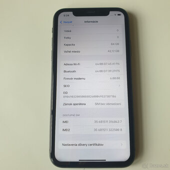 iPhone 11 64GB nová baterka a LCD dobrá cena - 5