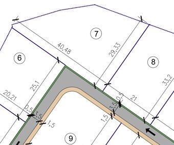 Zvolen - stavebný pozemok s projektom na rodinný dom, 804m2 - 5