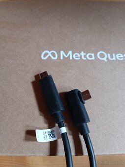 Meta Quest 2 (128gb) + dátový kábel Quest 2 (5m) + gripy - 5
