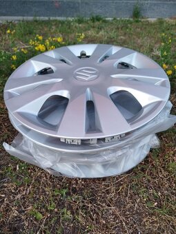 Ozdobné kryty kolies (puklice) 14“, originály, pre Suzuki - 5