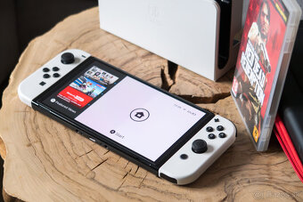 Nintendo Switch OLED + hra - 5