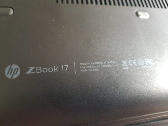 NTB HP ZBook 17 G1, i7-4700MQ, 16GB RAM, Quadro K3100M, 1TB - 5