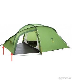 Predám stan HUSKY EXTREME LITE BRONDER 4 - 5