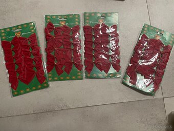 Vianočné ozdoby červené - 5