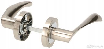 Sada dverových kľučiek , saténová rozeta - 5