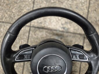 Predám trojramenny volant S-line pre Audi - VÝBORNÝ STAV - - 5