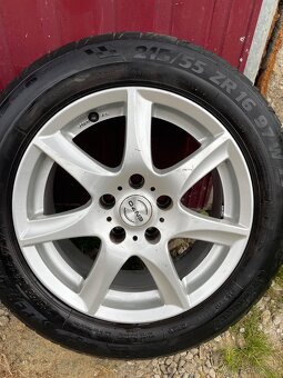 Predám alu disky s pneumatikami - 5