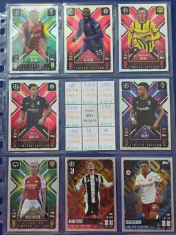 Fotbalove karticky TOPPS, Panini, cast 1/2 - 5