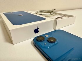 Apple iPhone 13 Blue 128 GB - AKO NOVÝ - 100% STAV - 5