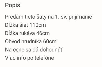 Šaty na 1sv.prijmane - 5