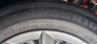 Predan 4xletné pneumatiky 205/55 r16 - 5