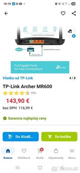 TP-Link Archer MR600 na SIM kartu 4G+LTE NOVÝ vo folii - 5