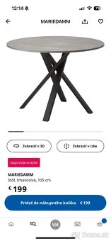 IKEA MARIEDAMM  Jedalensky stol - 5