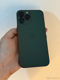 PREDANÉ Predám iPhone 13 Pro max 256GB Zelený Stav 10/10 - 5