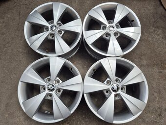 5x112 r16 ET46 x 6,5J elektróny originál ŠKODA - 5