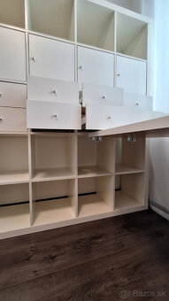 IKEA 5x5 zostava so stolom KALAX LINNMON - 5