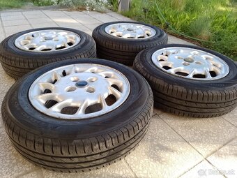 FIAT 14" 4x98 aludisky 5,5Jx14 ET 45,5 s pneu 165/70 Nexen - 5
