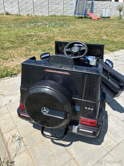 Elektrické autíčko Mercedes G63 AMG čierne - 5