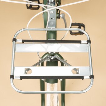 Mestský bicykel Elops 520 s vysokým rámom kaki - 5