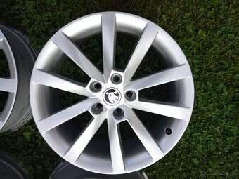 18"Škoda Octavia III originálne hliníkové disky - 5
