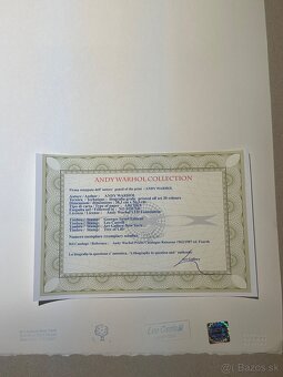 Andy Warhol "Chanel" Limitovaná edícia_Certifikát - 5