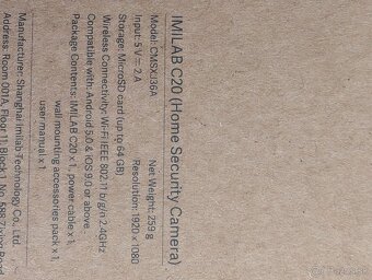 wifi IP kamera IMILAB C20 - 5