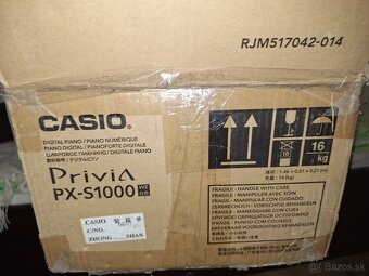 Digitálne piano Casio PX-S1000 we, so stojanom a púzdrom - 5