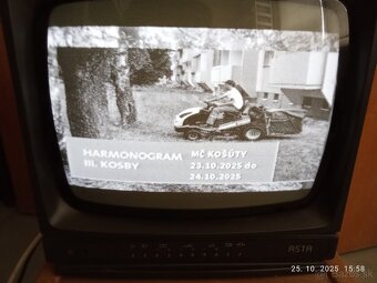 Predám - ČB televízor ASTA 12 / 220 V - 5