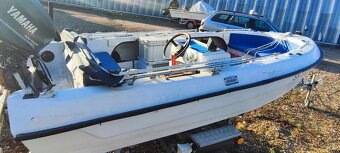 Motorový čln ANGELO MOLINARI 410 s motorom YAMAHA F25 + prív - 5
