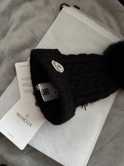 Moncler čiapka čierna - 5