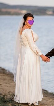 Svadobné šaty 44-46 boho štýl - 5