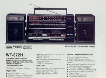 SHARP prenosné rádio Vintage Boombox - 5